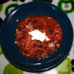 Simple and quick black bean chili recipe