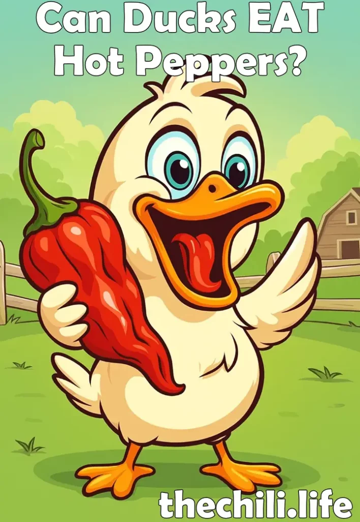 can ducks eat hot peppers?